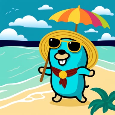 Go Blue Gopher explores the Caribbean.