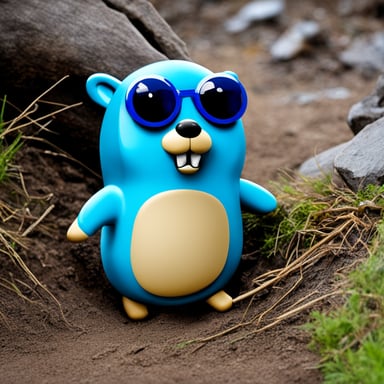 Go Blue Gopher in deep Siberia.