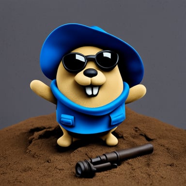Go Blue Gopher in the Vermacht