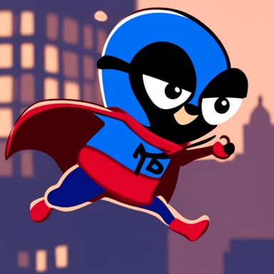 Go Blue Gopher as Spider-Man.