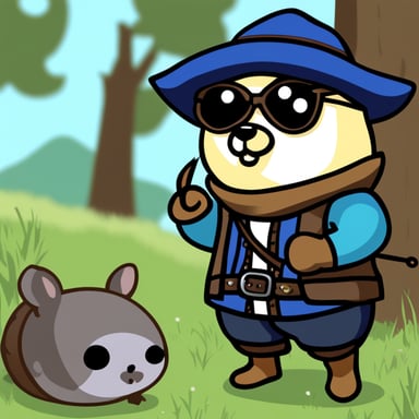 Go Blue Gopher as Geralt from The Witcher 3 game.