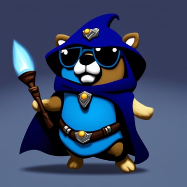 Go blue gopher as a Warcraft character
