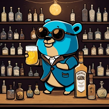 The Go Blue Gopher loves to explore different types of gin, discovering unique flavors and distillation methods.