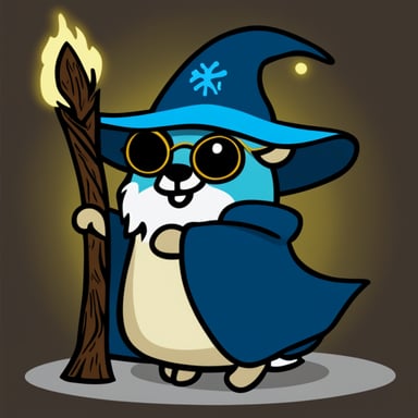 Go Blue Gopher as Gandalf