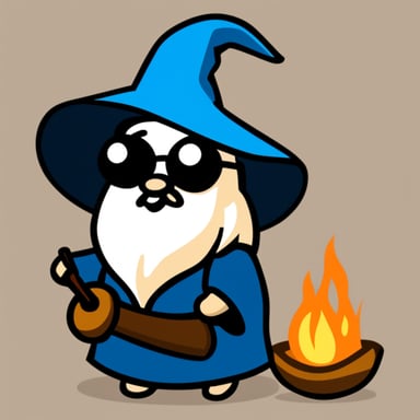 Go Blue Gopher as Gandalf