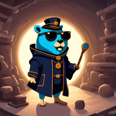 Go Blue Gopher as the immortal style bone
