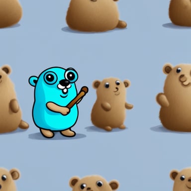Blue gopher playing curling with transparent background becomes Go blue gopher playing curling with transparent background.
