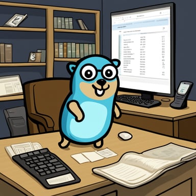 Go Blue Gopher into the Plan 9 operating system.