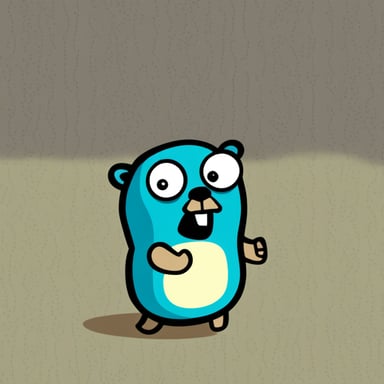 Go blue gopher gets angry when seeing bad code.