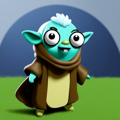 Go Blue Gopher as Epic Yoda Gopher