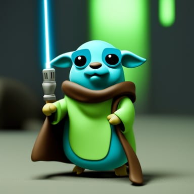 Go Blue Gopher as Epic Yoda Gopher