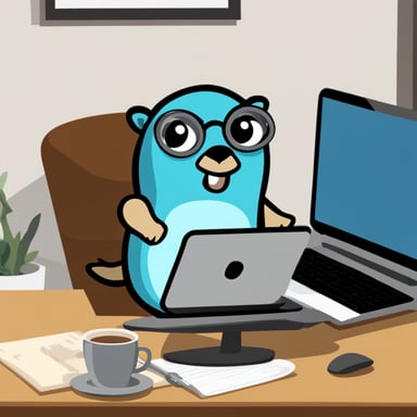 Go Blue Gopher as a software developer specializes in creating innovative applications and solving complex problems with efficient code.