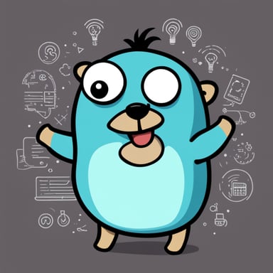 Go Blue Gopher as a software developer specializes in creating innovative applications and solving complex problems with efficient code.