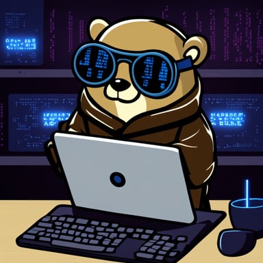 Go Blue Gopher as a Jedi cyberpunk surrounded by the matrix source code.