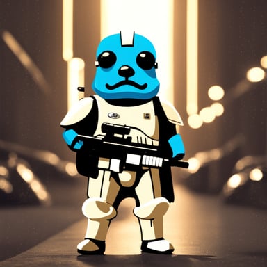 Go Blue Gopher as a stormtrooper