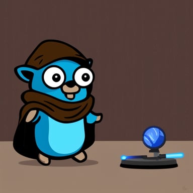 Go blue gopher as a Jedi.