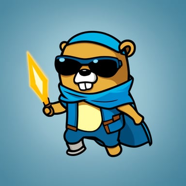 Go Blue Gopher as a Marvel hero showcases extraordinary abilities and embarks on thrilling adventures to save the world, embodying the courage and determination that define the greatest champions.