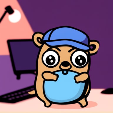 Go Blue Gopher as a gamer.