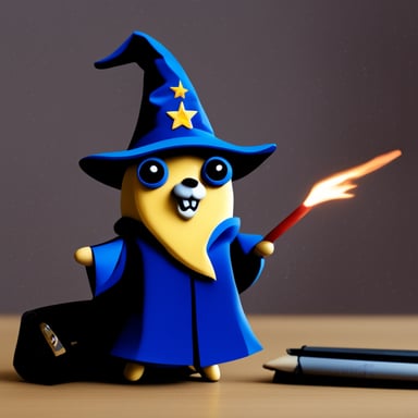 Go Blue Gopher as a wizard.