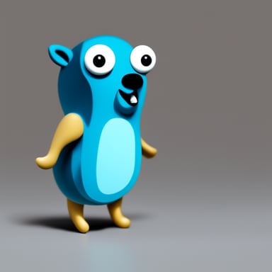 A long leg Go Blue Gopher