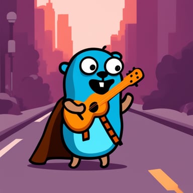 Go Blue Gopher as Pepe style gopher