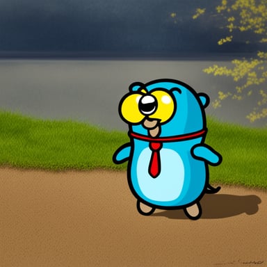 Go Blue Gopher as lonely emo gopher.