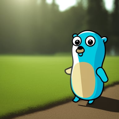 Go Blue Gopher as lonely emo gopher.