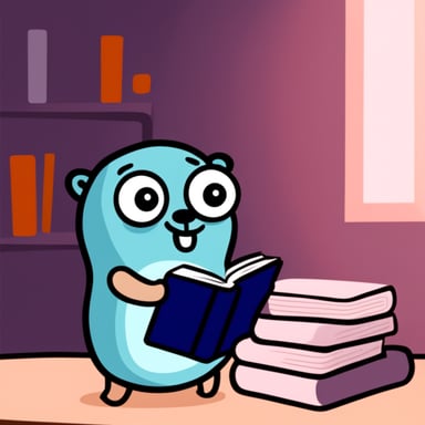 Go Blue Gopher starts learning.