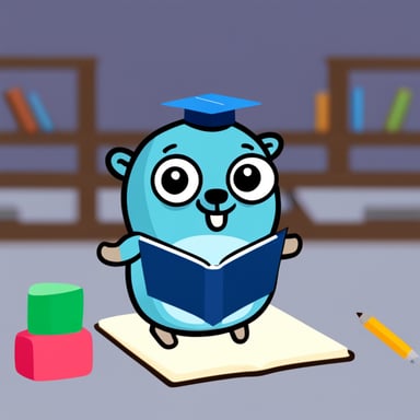 Go Blue Gopher starts learning.