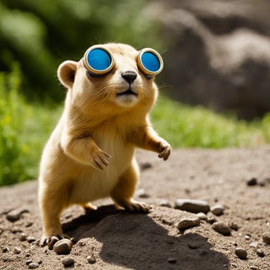 A blir gopher that Lions like Go Blue Gopher from Clarify