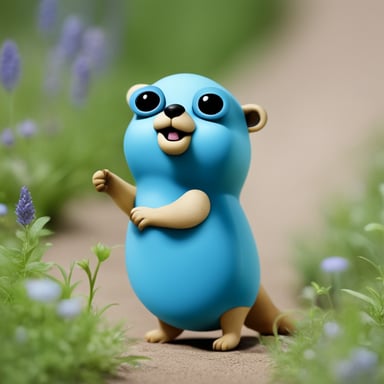 A blir gopher that Lions like Go Blue Gopher from Clarify