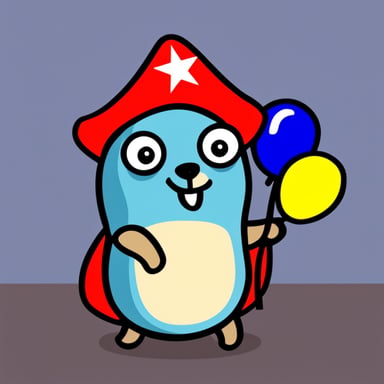 Go Blue Gopher as Russian Gopher.