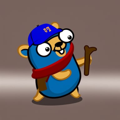 Go Blue Gopher as a Russian gopher.