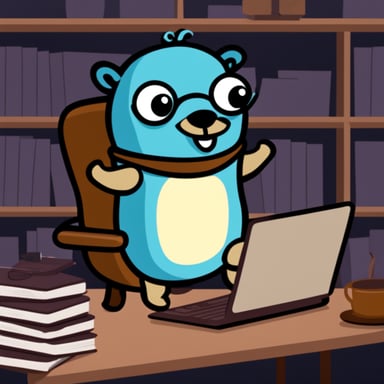Go Blue Gopher programming Python