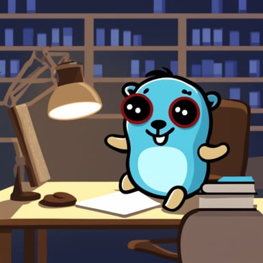 Go Blue Gopher programming Python