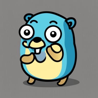 Go Blue Gopher programming Python