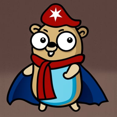 Go Blue Gopher as Russian Gopher.