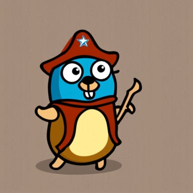 Go Blue Gopher as Russian Gopher.