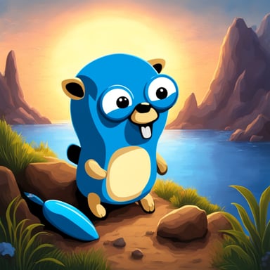 Go Blue Gopher from Ozon Tech