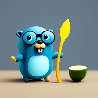 Go Blue Gopher from Ozon Tech