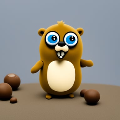 Go blue gopher as Russian angry gopher.