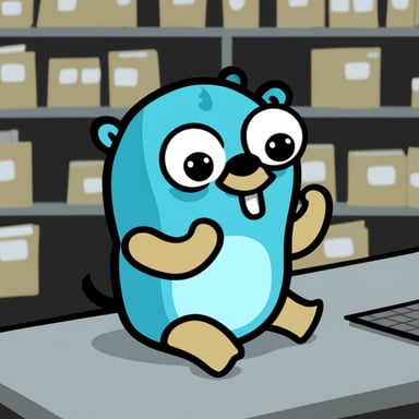 Go Blue Gopher feeling tired and sad while working.