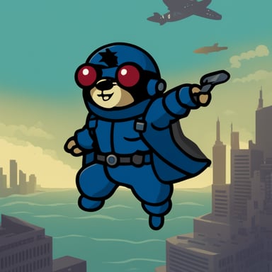 Go blue gopher as Helldiver.