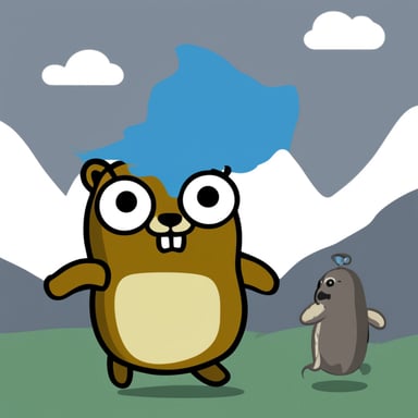 Go Blue Gopher as Attack on Titan Gopher