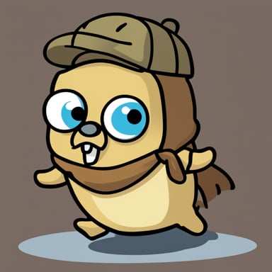 Go Blue Gopher as Attack on Titan Gopher