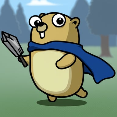 Go Blue Gopher as Attack on Titan Gopher