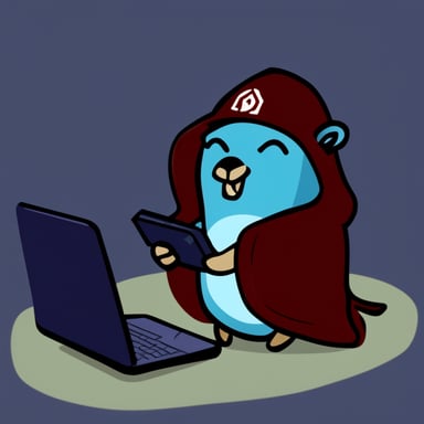 Go Blue Gopher playing Dota.