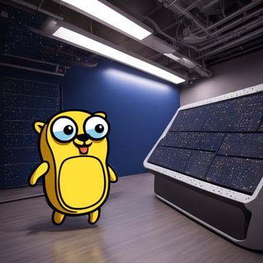 Go Blue Gopher explores blockchain technology in Donetsk, Ukraine.