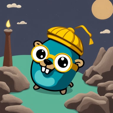 Go Blue Gopher as Senior Highload Pomodoro Gopher