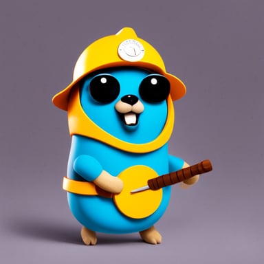 Go Blue Gopher as Senior Highload Pomodoro Gopher